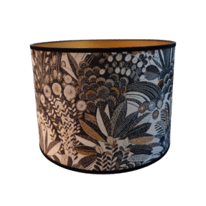 Salerno Flora zwart/goud - Cilinder