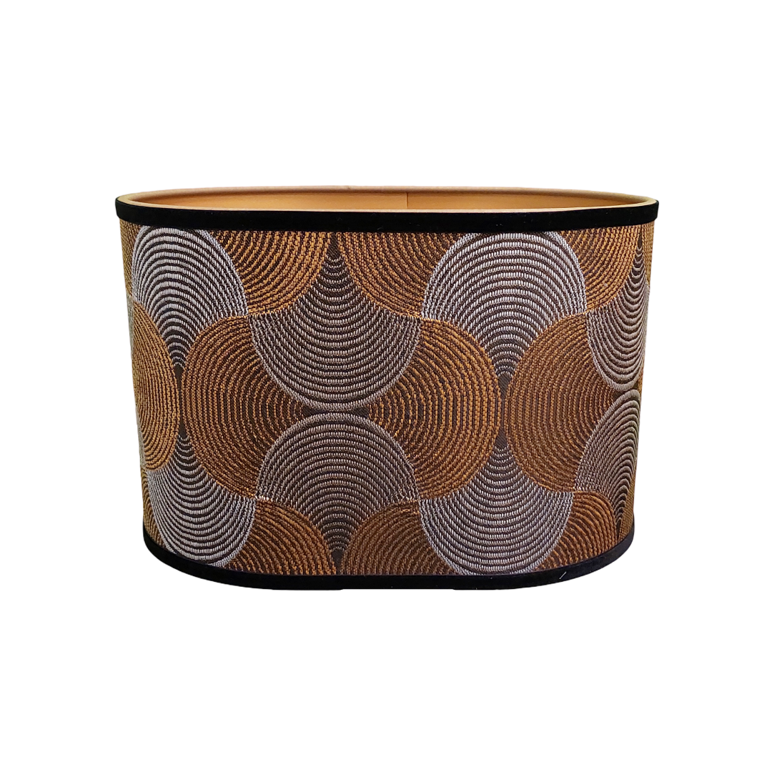 Capri Retro Zilver Goud - Ovaal