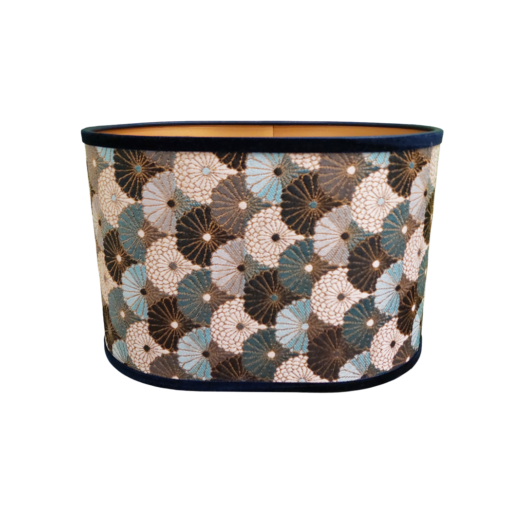 Manarola Lichtblauw Bloemenwaaier - Ovaal