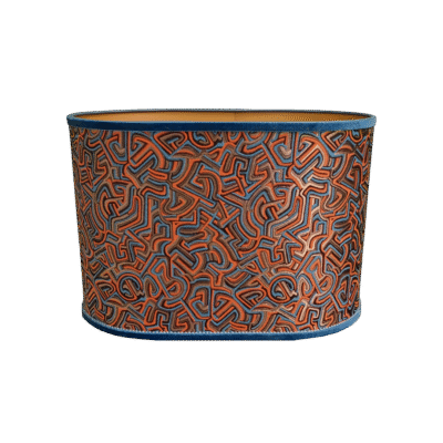 Pucci Kringel Oranje - Ovaal