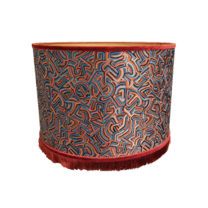 Pucci Kringel Oranje - Cilinder - Roest Franje