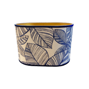 Turijn Blad Blauw - Ovaal