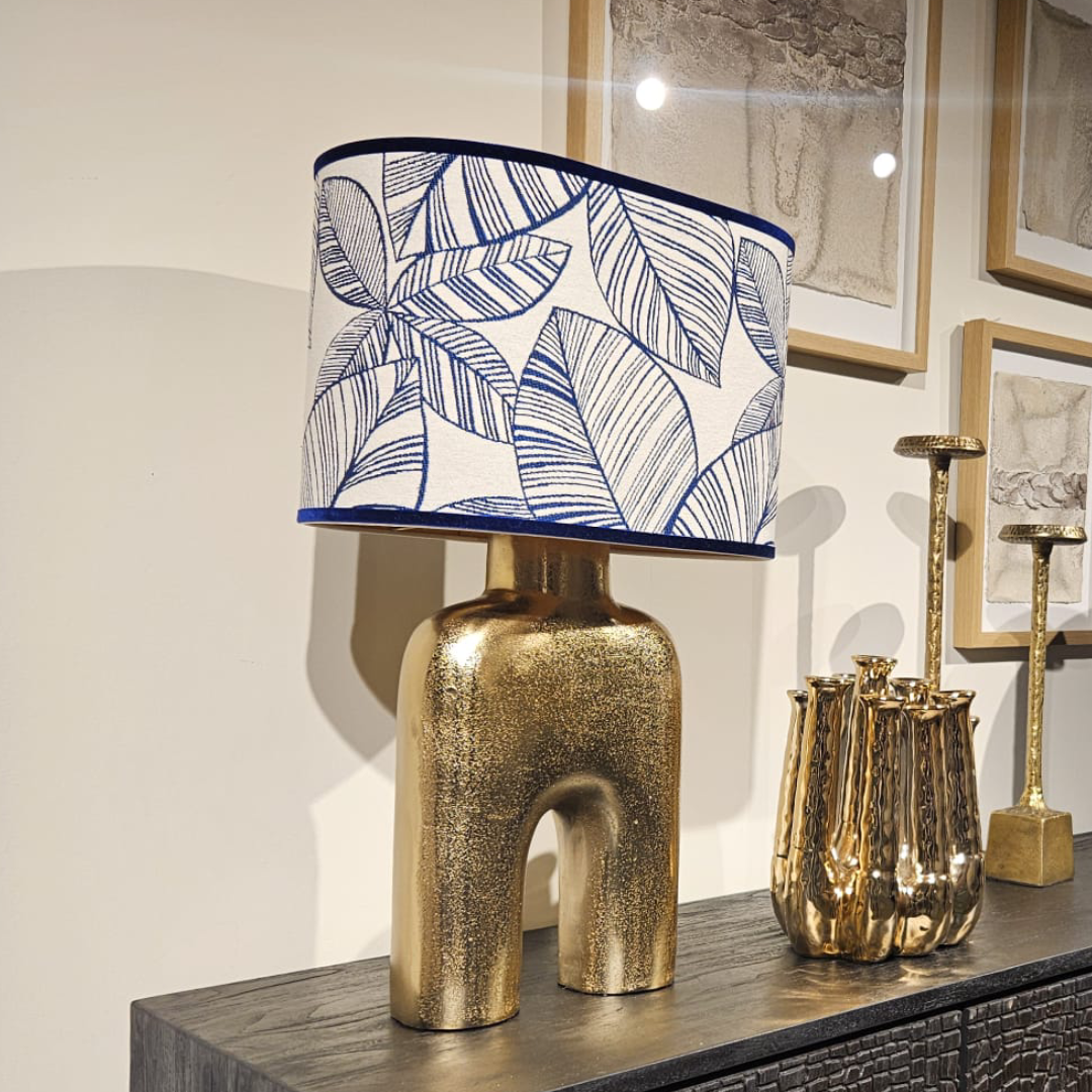 Turijn Blad Blauw - Ovaal - Afbeelding 2