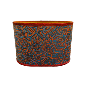 Pucci Kringel Oranje - Ovaal - Roest