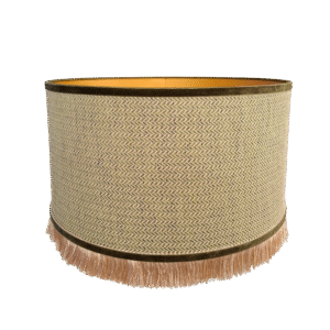 Assisi Groen Zigzag - Cilinder - Franje