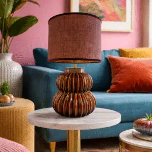 Riomaggiore Vaaslamp – Warm design met karakter
